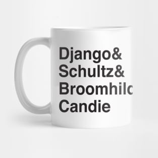 Helvetica Django Mug